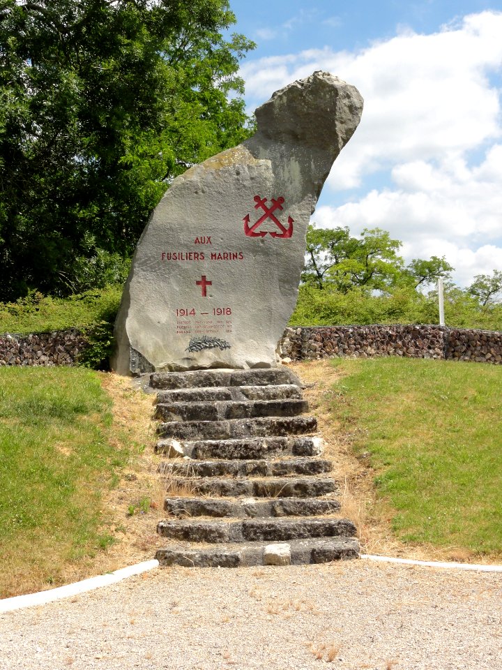 Nanteuil-la-Fosse (Aisne) monument des fusiliers marins