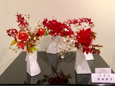 Nagoya Ikebana Art Exhibition Sakae Nov 2018 08