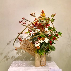 Nagoya Ikebana Art Exhibition Sakae Nov 2018 35