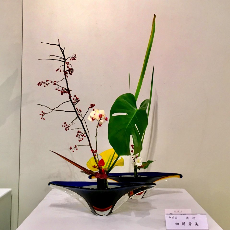 Nagoya Ikebana Art Exhibition Sakae Nov 2018 20
