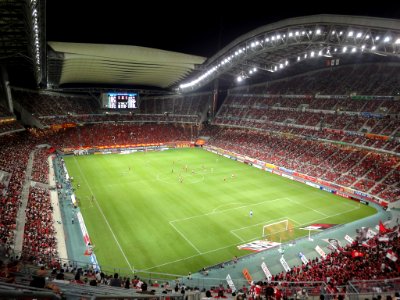 Nagoya Grampus game in Toyota Stadium 100814