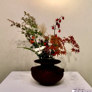 Nagoya Ikebana Art Exhibition Sakae Nov 2018 29