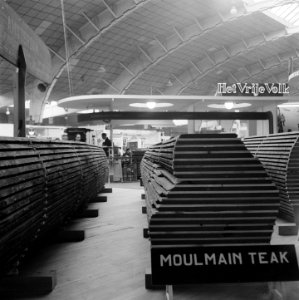 Nahinto-tentoonstelling RAI-gebouw Moulmain Teak, Bestanddeelnr 902-9468