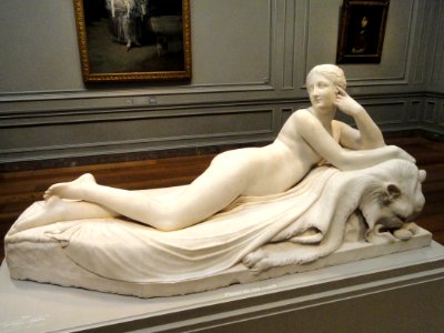 Naiad by Antonio Canova, model 1815-1817, carved 1820-1823, marble - National Gallery of Art, Washington - DSC09958 photo