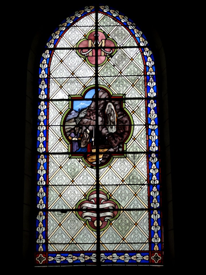 Naintré (Vienne) église, vitrail 1