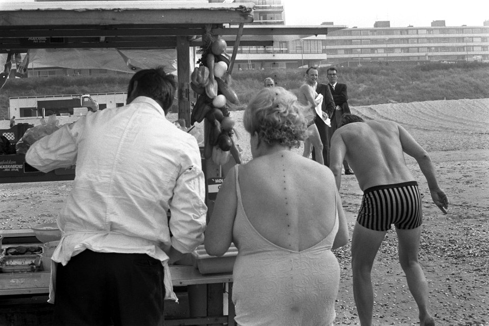Najaarszon op strand Zandvoort v, Bestanddeelnr 924-9630