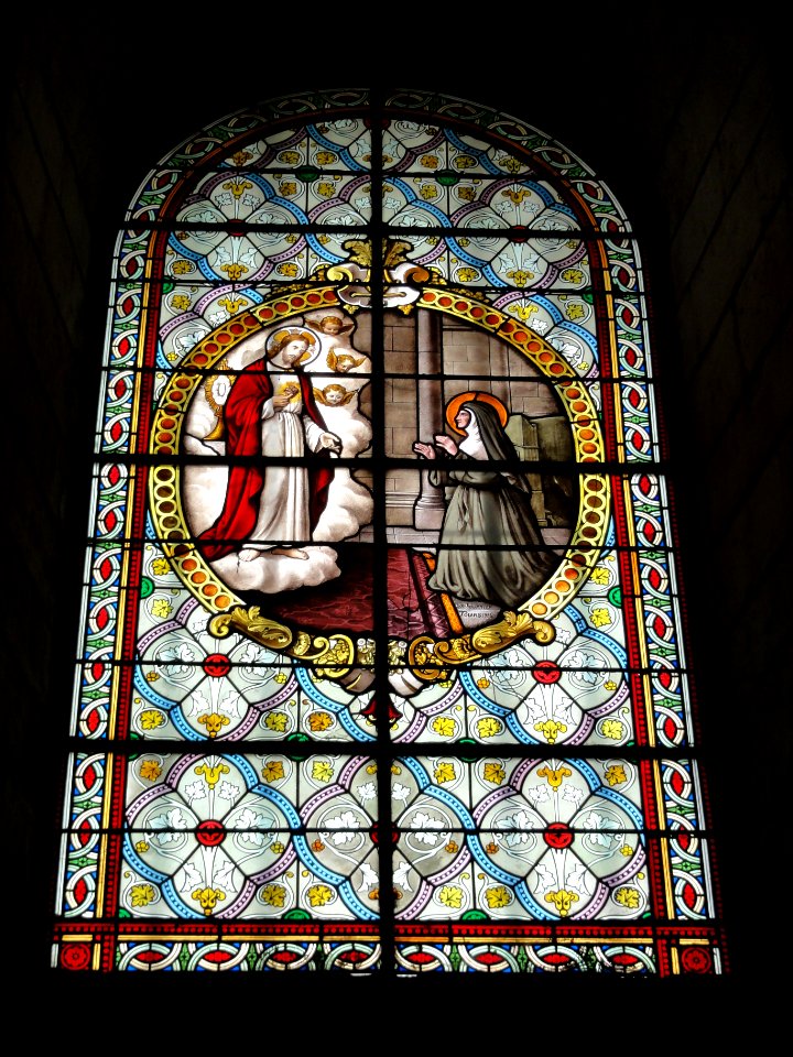 Naintré (Vienne) église, vitrail 5