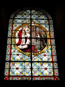 Naintré (Vienne) église, vitrail 5