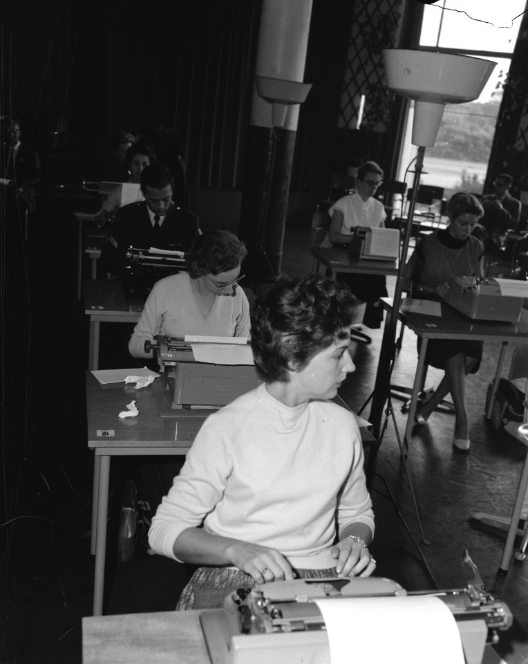 Nationaal kampioenschap machineschrijven in Den Haag, Bestanddeelnr 909-8793