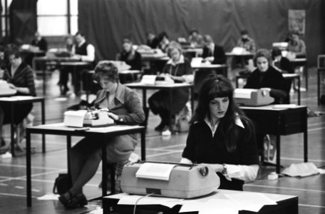 Nationaal kampioenschap machineschrijven, Amsterdam, Bestanddeelnr 928-9579