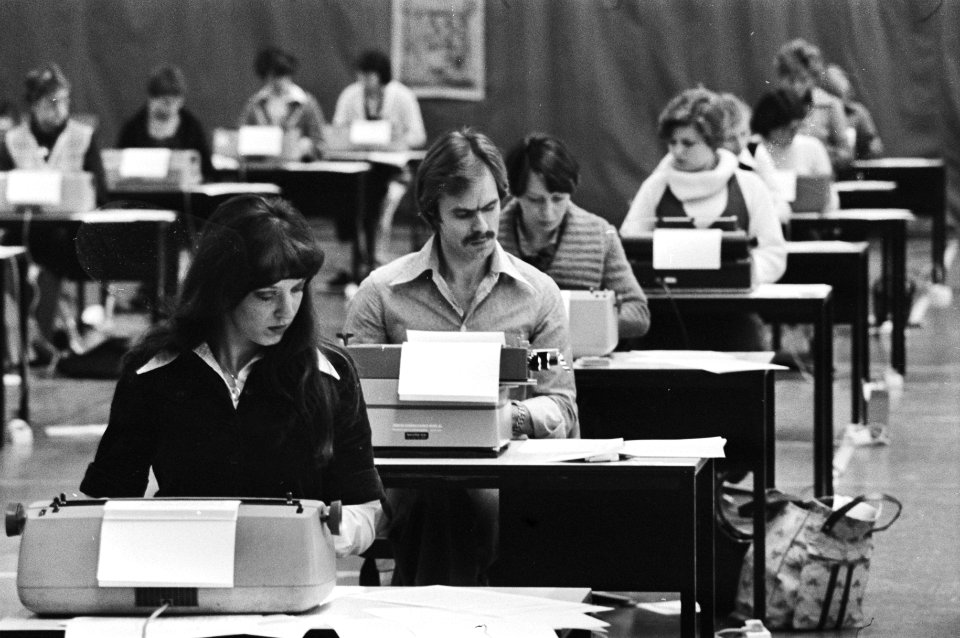 Nationaal kampioenschap machineschrijven, Amsterdam, Bestanddeelnr 928-9578