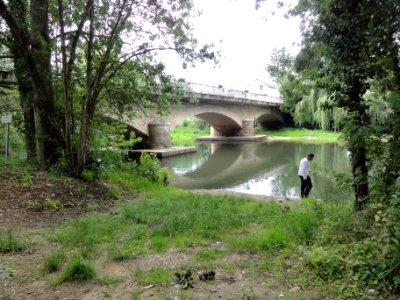 Naintré (Vienne) pont sur la Vienne
