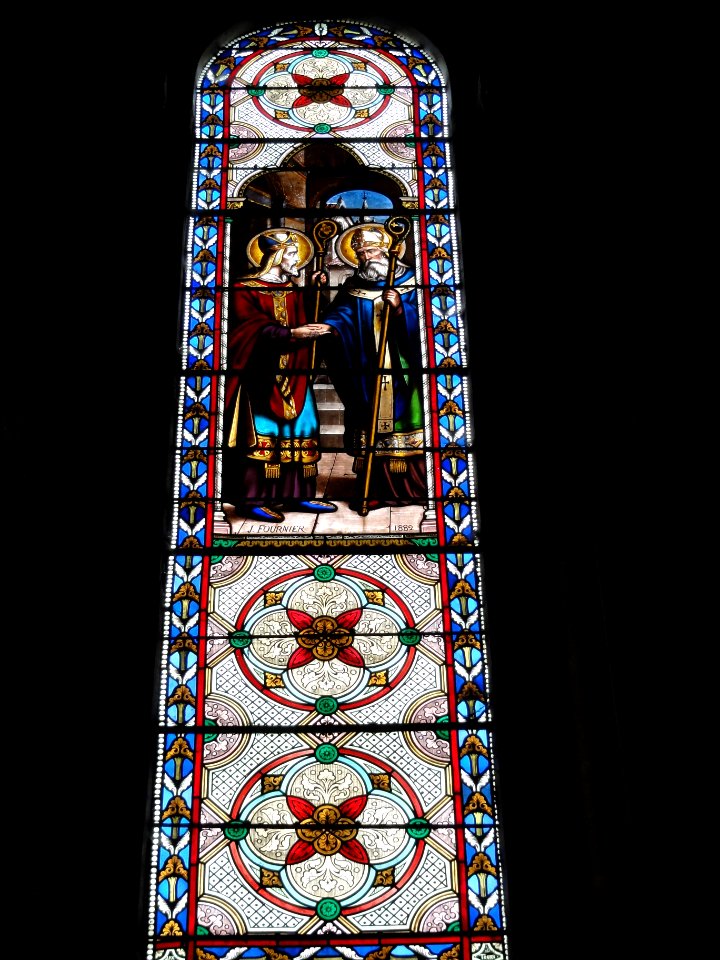 Naintré (Vienne) église, vitrail 7