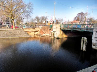 Nassauplein, Nassaukade gesprongen waterleiding kade weggeslagen foto 3