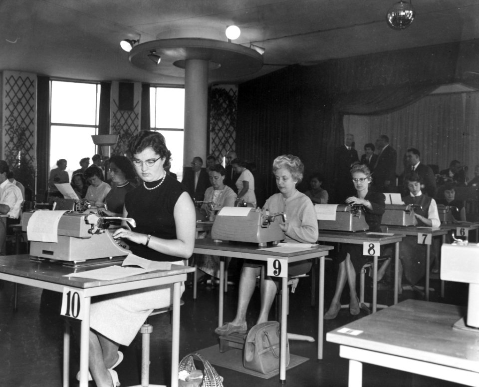 Nationaal kampioenschap machineschrijven in Den Haag, Bestanddeelnr 909-8792