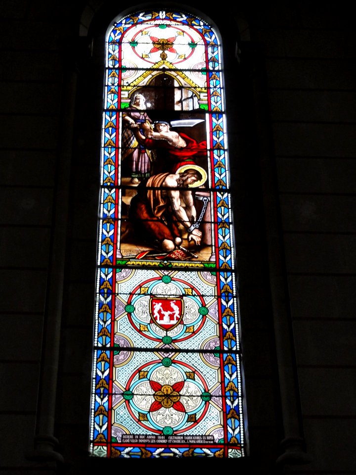 Naintré (Vienne) église, vitrail 6
