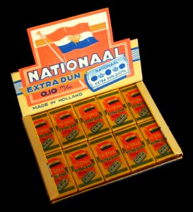 Nationaal extra dun scheermesjes, foto1