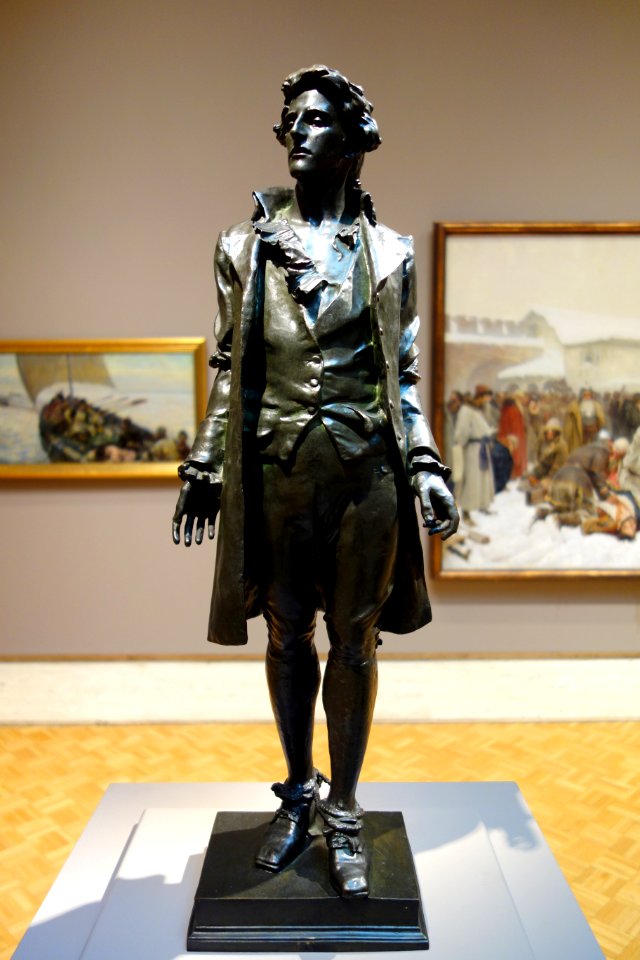 Nathan Hale by Frederick William MacMonnies, 1890, bronze - Chazen Museum of Art - DSC02343