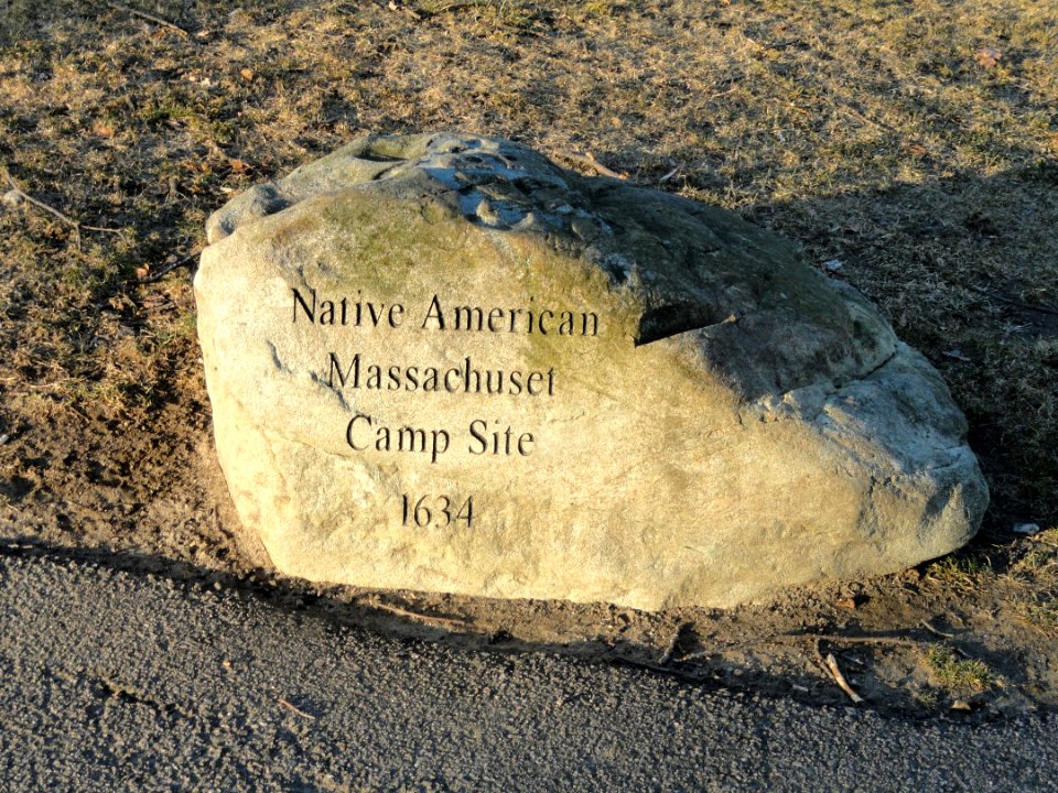 Nathan Tufts Park marker - Somerville, MA - DSC04296