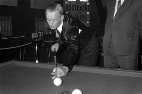 Nationaal Kampioenschap 1968 Ereklasse Driebanden Groot Biljart te Alkmaar Jan D, Bestanddeelnr 921-9617