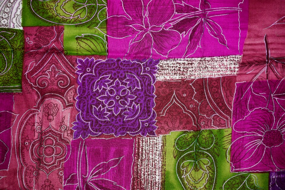 Purple violet green