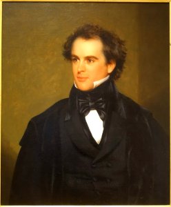 Nathaniel Hawthorne by Charles Osgood, 1840, oil on canvas - Peabody Essex Museum - DSC07025