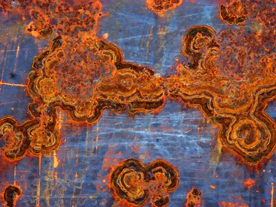 Abstract texture iron