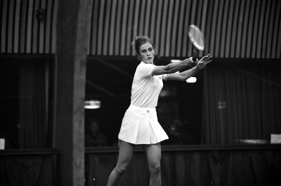 Nationaal overdekte tenniskampioenschappen in Frans Otten Stadion Amsterdam, dam, Bestanddeelnr 925-1800