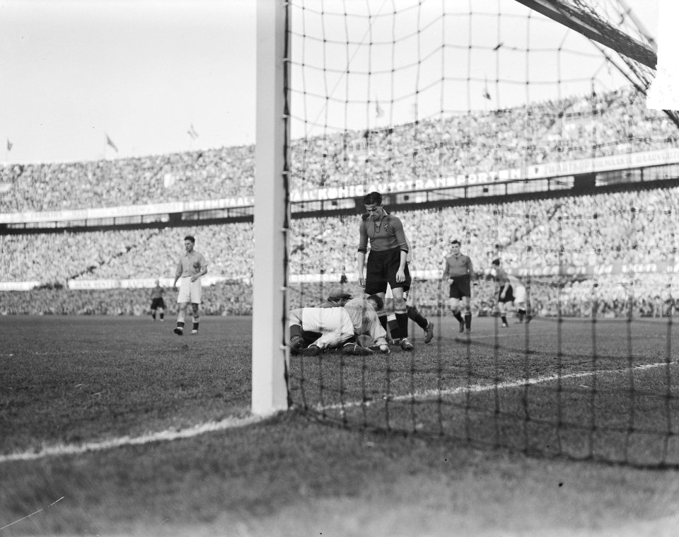 Nederland tegen Belgie 0-1.Spelmoment, Bestanddeelnr 903-6976