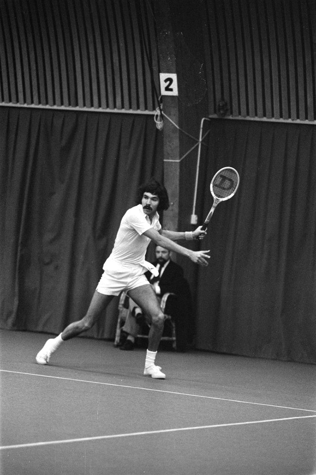 Nederland tegen Tsjechoslowakijke (tennis) in Frans Ottenstadion in Amsterdam R, Bestanddeelnr 927-6199
