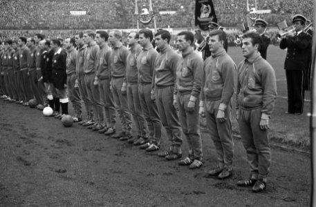Nederland tegen Zwitserland 3-1, het Zwitsers en het Nederlands elftal, Bestanddeelnr 914-5008