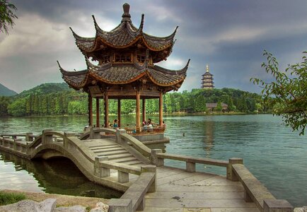 Lake bridge architecture