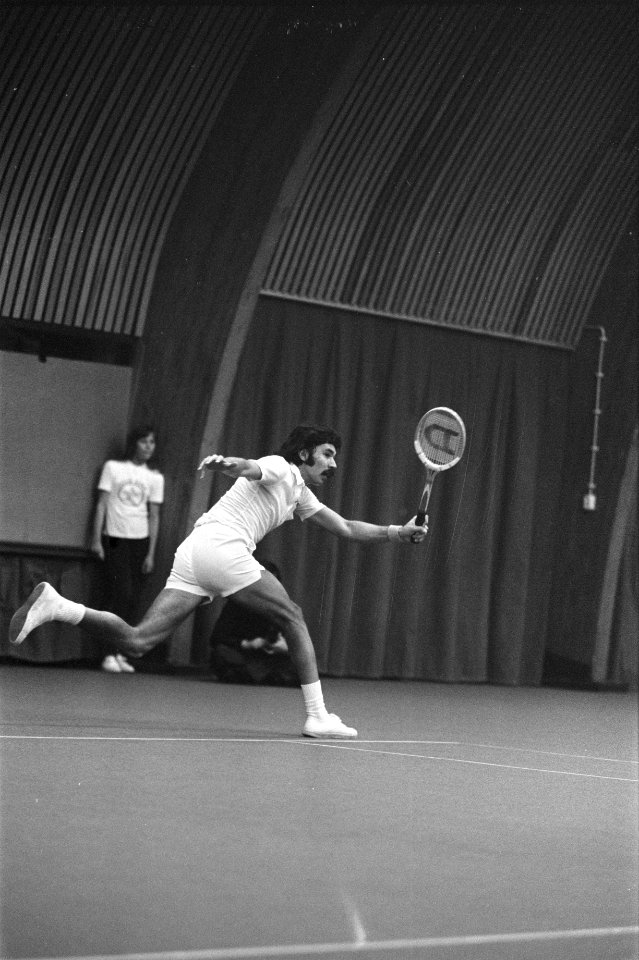 Nederland tegen Tsjechoslowakijke (tennis) in Frans Ottenstadion in Amsterdam R, Bestanddeelnr 927-6198