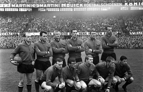 Nederland tegen Belgie 3-1, Belgisch elftal, Heylens, Bare, Trappeniers, Michiel, Bestanddeelnr 919-0402