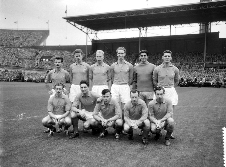 Nederland tegen Oostenrijk 1-1, Nederlands elftal, Bestanddeelnr 908-9796