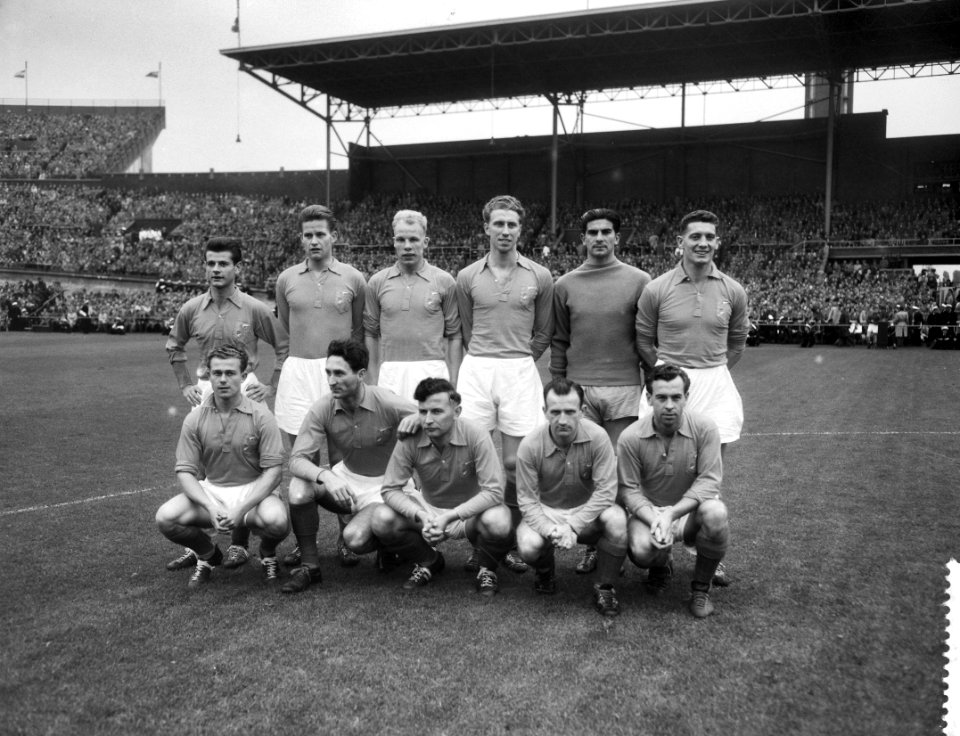 Nederland tegen Oostenrijk 1-1, Nederlands elftal, Bestanddeelnr 908-9797