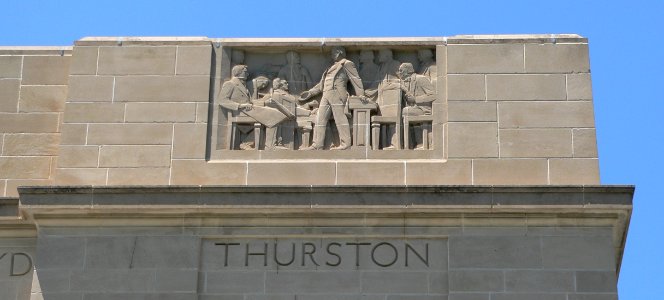 Nebraska State Capitol NE corner E panel 1