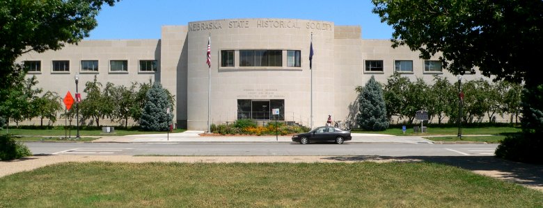 Nebraska State Historical Society bldg from S 1
