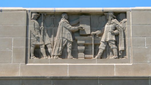 Nebraska State Capitol SE corner E panel 2