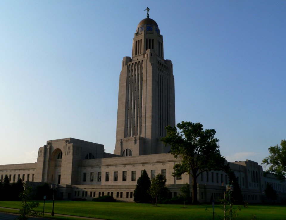 Nebraska State Capitol from NW 1