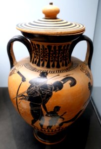 Neck amphora with Aeneas' flight from Troy, Attic, c. 510 BC, L 218 - Martin von Wagner Museum - Würzburg, Germany - DSC05556