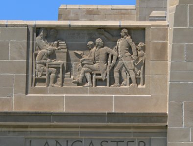 Nebraska State Capitol E side S of E entrance 1