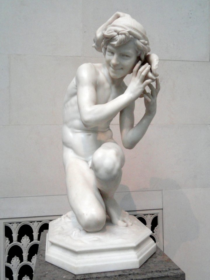 Neapolitan Fisherboy by Jean-Baptiste Carpeaux, 1857-c.1861, marble - National Gallery of Art, Washington - DSC08945
