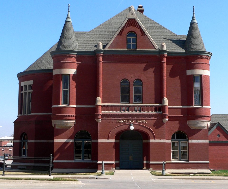 Nebraska City Farmers Bank from W 1