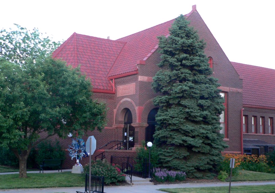 Nebraska City library from NW 4