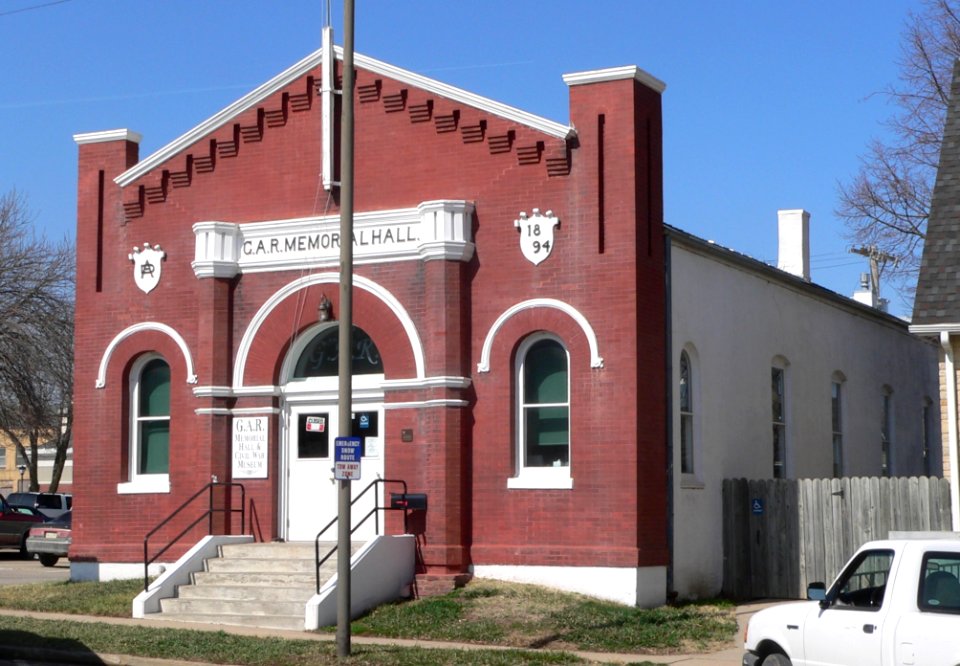 Nebraska City GAR hall from SE 1