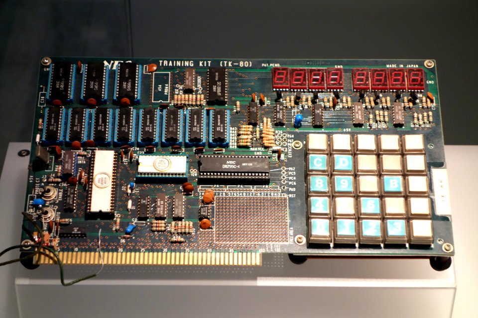 NEC TK 80 kit (Intel 8080 processor) - National Museum of Nature and Science, Tokyo - DSC07319