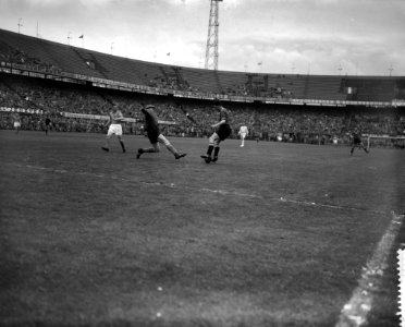 Nederland tegen Belgie oud internationals te Rotterdam, Bestanddeelnr 909-5711