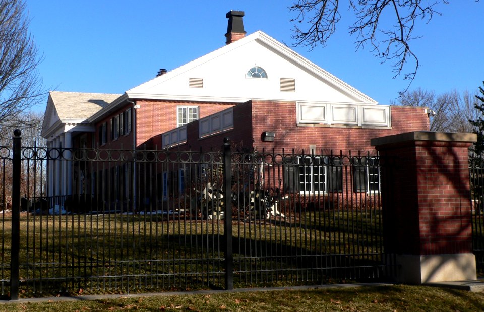 Nebraska governor mansion from NW 1