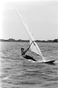 Nederlandse kampioenschappen windsurfen in Hoorn winnaar Stephan van der Berg u…, Bestanddeelnr 931-5790